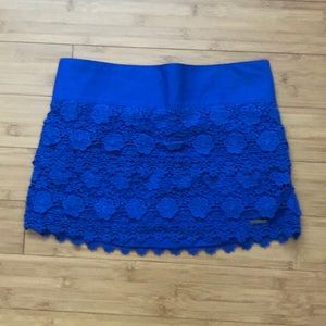 Abercrombie Flowered Scalloped Skirt Size S